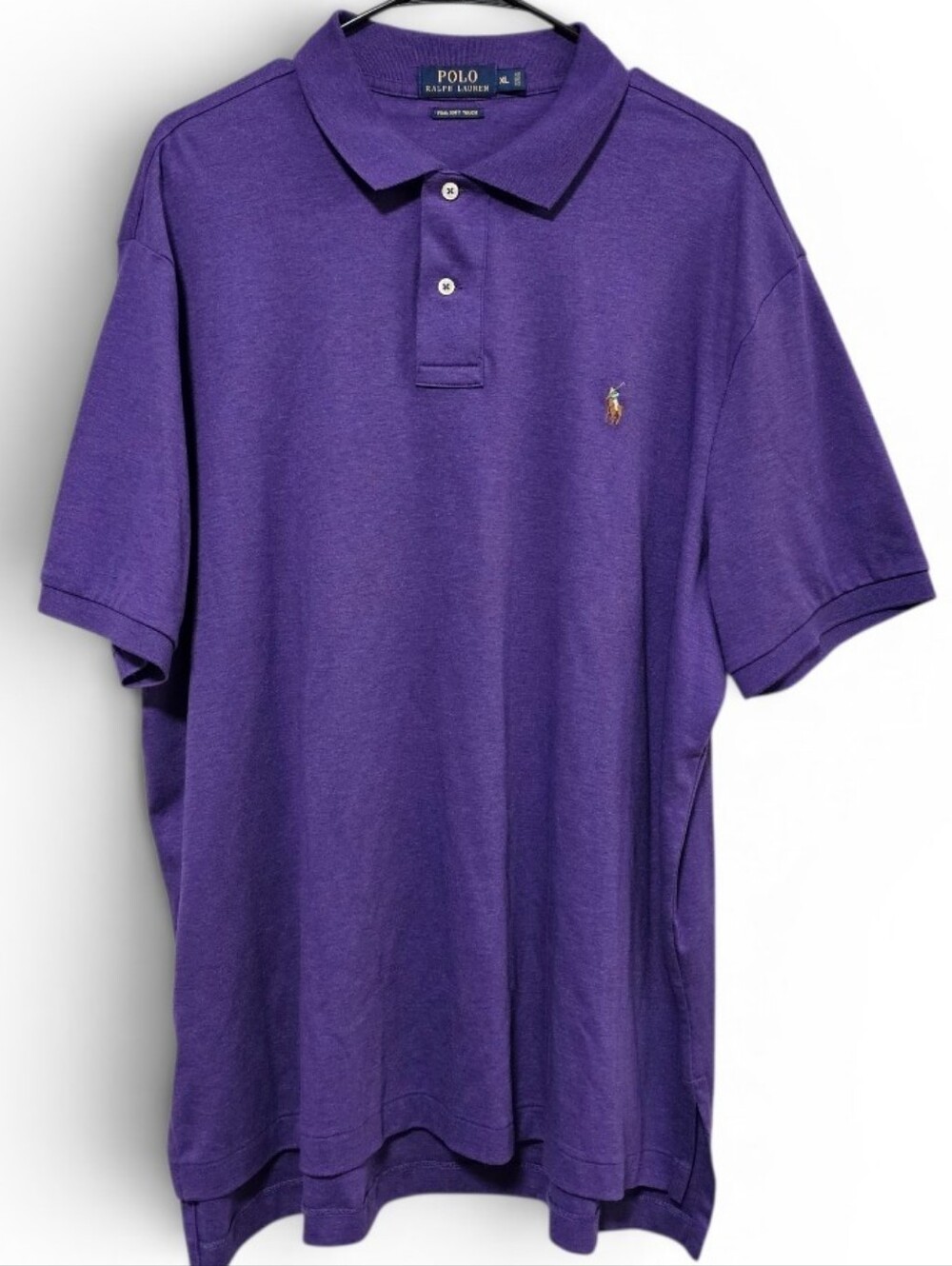 Polo Ralph Lauren Men's 100% Cotton Purple Polo Pony Size XL